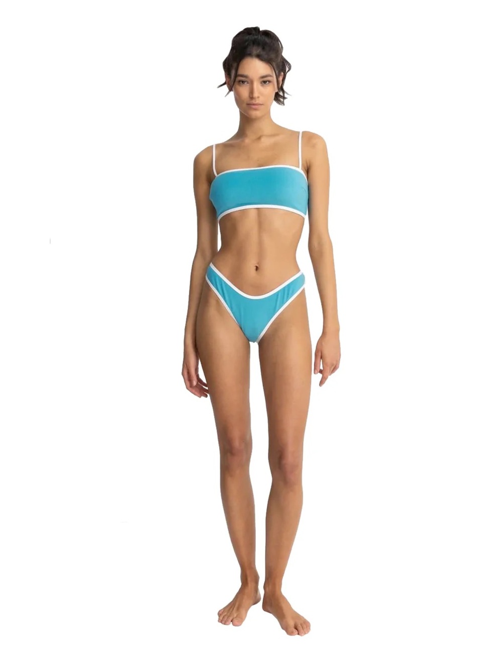 Rhythm Turquoise Terry Cloth Bikini Set | Unworn | Size  L